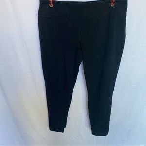 MOSSIMO Black Workout Legging 7/8 Length Size XL